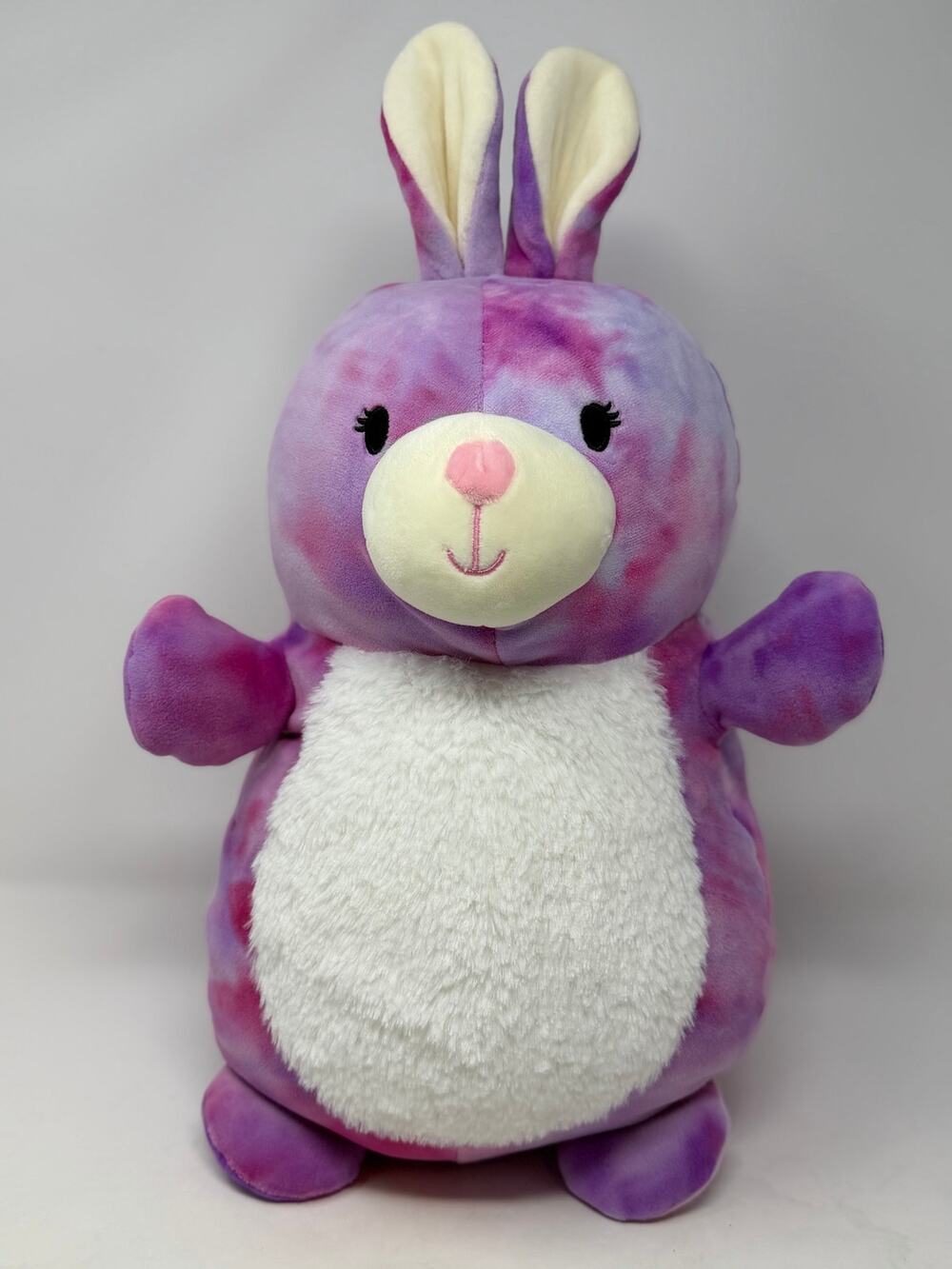 Kellytoy Squishmallow Plush HugMees Purple Pink Alejandro Easter Edition 18"
